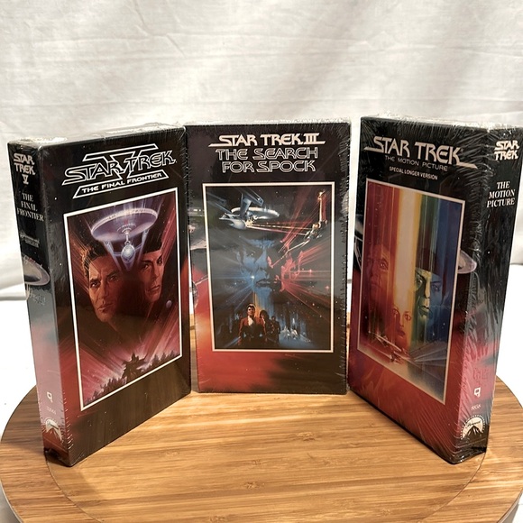 Star Trek Vintage VHS Lof 3 - Picture 1 of 4